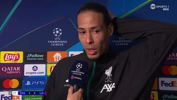 世界杯在线观看-范戴克：对输球不满；巴黎周末休息？利物浦只能专注于自身